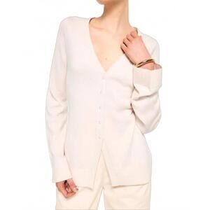 NEW CAMI NYC narin pearl button cardigan in blush